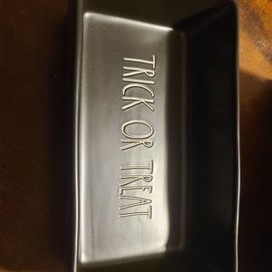 Rae Dunn Trick or Treat Halloween dish